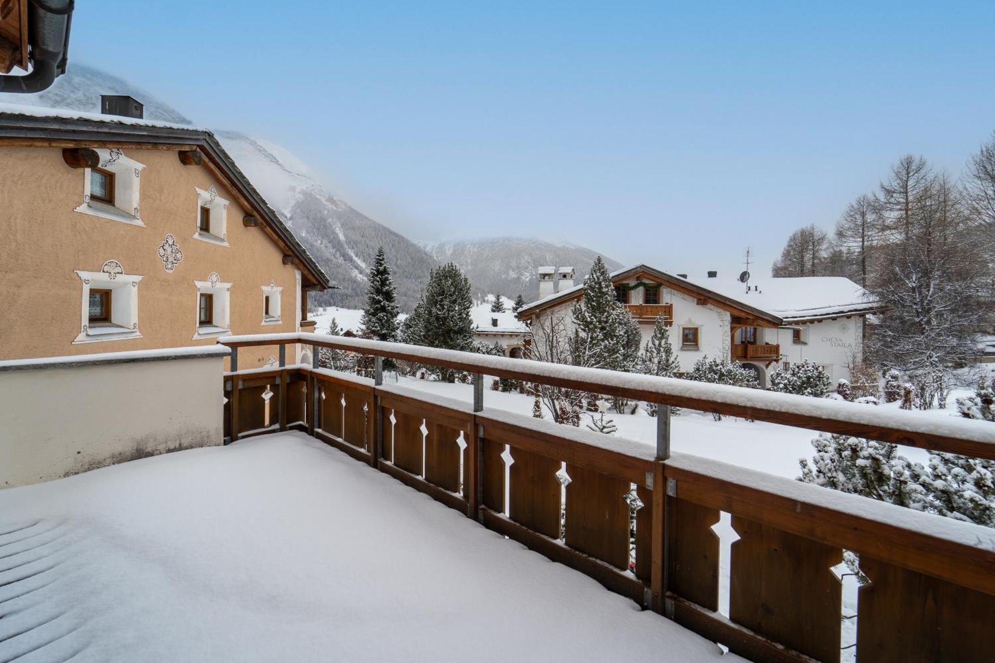 Chalet St Moritz Madulain Extérieur photo